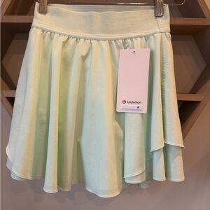 lululemon athletica Light Green Skater Skirt